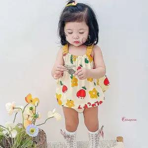 럭키옐로우 상하세트 204679 아동 플라워 민소매ghi213