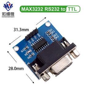 아두이노용 MAX3232 RS232-TTL 직렬 포트 변환기 모듈 DB9 커넥터