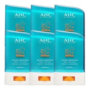 AHC 내추럴 퍼펙션 프레쉬 선스틱 22g (SPF50+) 6개