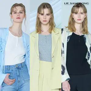 이상봉에디션 최초가79,900 25SS 슬리브리스 코튼탑 1종 214953