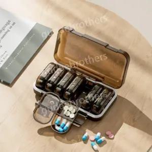 일주일 알약 케이스 약보관함 여행용 요일별 약통