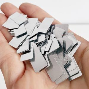 블록 스틸 시트 플레이트 다리미 필름 초박형 포장 상자 액세서리 자석 DIY 금속 품질
