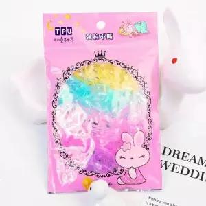 고무줄 헤어밴드 1봉지 반투명컬러 머리고무줄 머리끈세트 기본머리끈 고탄력머리끈