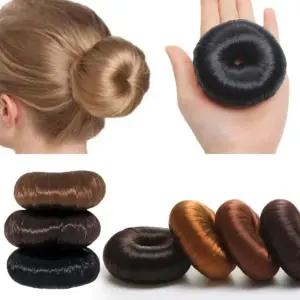 왕똥머리밴드 헤어도넛링 곱창끈 올림머리 머리끈 왕똥머리밴드 빅헤어똥머리밴드