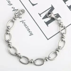써지컬스틸 레트로체인 남녀공용 팔찌 체인팔찌 써지컬스틸 팔찌체인 남자팔찌