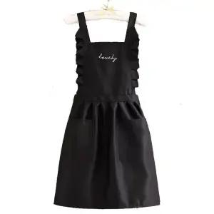 감성 에이프런 앞치마 귀여운 로고 프릴 메이드