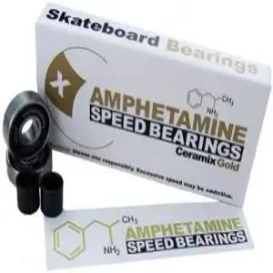암페타민 스케이트보드 속도 베어링 - 8개 세트 세라믹 스테인리스 스틸 Abec 5 7 중에서 선택 모든 바퀴에