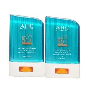 [NS홈쇼핑]AHC 내추럴 퍼펙션 프레쉬 선스틱 22g (SPF50+) 2개[35843691]