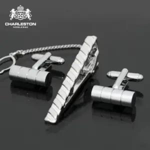 찰스턴 커프스버튼 커넥타이핀 세트 셔츠 cufflinks 커프스버튼 카우스버튼 넥타이핀