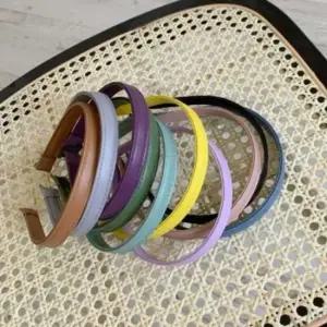 가죽머리띠 컬러머리띠 얇은머리띠 패션머리띠 헤드밴드 리본머리띠 면헤어밴드