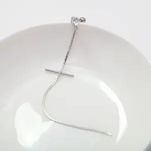 써지컬 큐빅 체인 크로스 롱 피어싱 써지컬 피어싱 써지컬피어싱 큐빅귀걸이