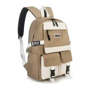 새학기 학교 백팩 노트북 가방 데일리 베이지 책가방 여자백팩 캐주얼가방 10대가방