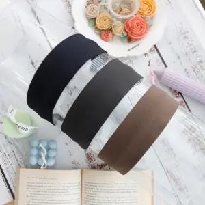 모던 심플리 무지 와이드 헤어 밴드 머리띠 6COLORS 넓은헤어밴드 무지머리띠