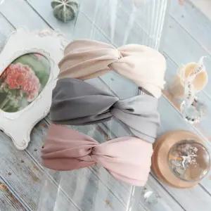 솔리드 새틴 웨이브 와이드 헤어밴드 머리띠 7type 꼬임헤어밴드 무지머리띠