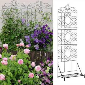 식물 지지대 오벨리스크 블랙 철제 펜스 능소화 화단 클레마티스 나팔꽃 울