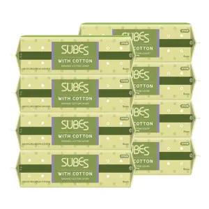 슈베스 위드코튼 유기농 순면커버 생리대 슈퍼롱오버나이트 6P x8팩