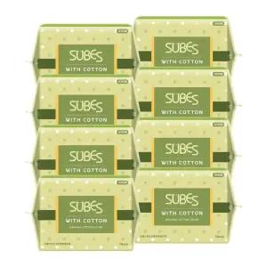 슈베스 위드코튼 유기농 순면커버 생리대 중형 14P x8팩