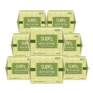 슈베스 위드코튼 유기농 순면커버 생리대 팬티라이너 20P x8팩