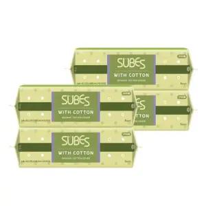 슈베스 위드코튼 유기농 순면커버 생리대 슈퍼롱오버나이트 6P x4팩