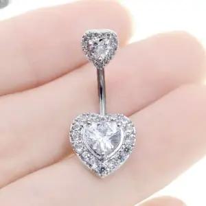 식스미 하트 배꼽 피어싱 2종 리얼빈티지 럭셔리스타일 모던유니크 포인트주기좋은