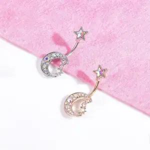 러브미 문별 배꼽 피어싱 2종 실버 로즈골드 이너컨츠피어싱 써지컬피어싱