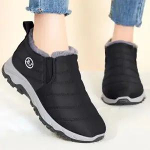 방한부츠 여성 따뜻한 방한화 기모 패딩부츠 털신발 부츠 슬립온 여자 신발 화 방한