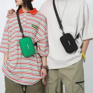 남여공용 미니멀 사이즈 스퀘어 캐쥬얼 크로스백 핸드백다이어리케이스 지갑형케이스