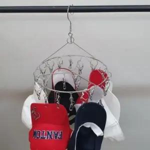 [SBD] 양말 스텐 빨래집게 미니 원형 20구 베란다 정리 건조대