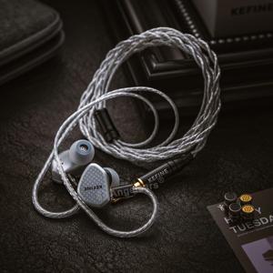 호환상품 Kefine Klean SV 10mm DLC 다이어프램 다이나믹 드라이버 하이파이 인이어 이어폰(노즐 포함) 및