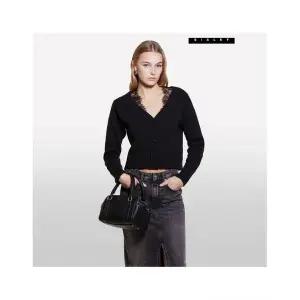 시슬리 레이스장식 브이넥 니트 가디건 4F 1M9AM60261128429