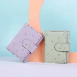 귀여운 발바닥무늬 여성지갑 학생선물 미니 반지갑 반지갑 가죽지갑 여성반지갑