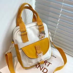 신상 중학생 인기 크로스백 미니 토트백 옐로우 가방 여자크로스백 여자슬링백