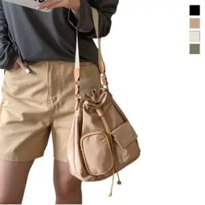세련된 스타일 캐주얼 패션 버킷백 깔끔한 데일리가방 여성 숄더백 여성가방 숄더백