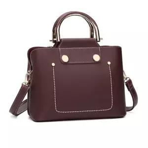 여자 골드 장식 모던 데일리 컬러 스티치 크로스백 학생크로스백 여자크로스백