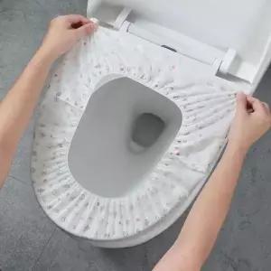 양변기 키밍 일회용 방수 변기시트 커버 여행용 위생커버 10p
