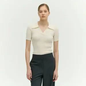 레이온 혼방 카라 풀오버 니트 EMP3KPO2201244035