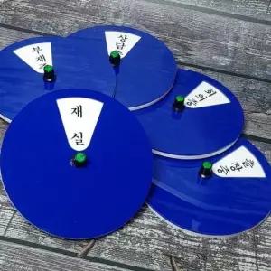 화장실표지판 회전형 안내/표지판-재실/회의/식사/상담/출장/부재중