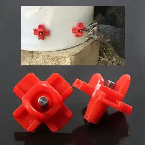 느낌상점 닭 니플 수평 니플 새장 모이 물통 자동 수평니플 닙플 닭니플