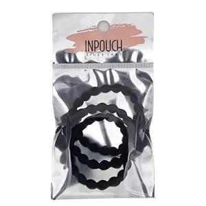 땅콩 무팁 머리끈 블랙 3p 머리끈 헤어밴드 도넛링 헤어고무줄 머리고무줄 헤어끈