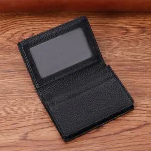 소가죽 명함지갑 카드 명함 홀더 미니사이즈 대용량 명합지갑 카드파우치 미니카드지갑