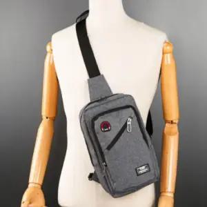 보조 작은 메신저백 가방 여행 슬링백 바디백 그레이 남자크로스백 남자슬링백
