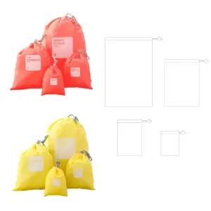 여행용 방수 주머니 다용도 멀티 파우치 4종 1세트 여행파우치 이너가방 이너백