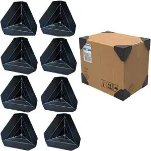 배송 상자 코너 프로텍터 60개 세트 플라스틱 포장 가장자리 가드 프레임 60형 수제