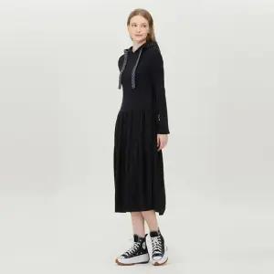 니트 블랜드 후드 울 원피스 BAOP51561BK1189089