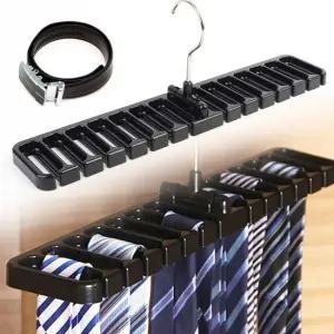 넥타이 벨트 행거 14칸 벨트걸이 넥타이 스카프걸이 벨트걸이 벨트행거 넥타이걸이