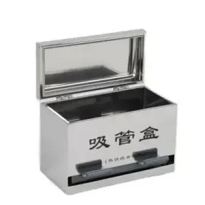 빨대 디스펜서 카페 스테인레스 케이스 업소용 매장 식당