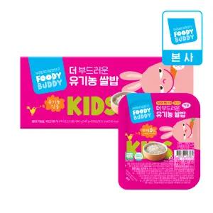 어린이용 푸디버디 더 부드러운 쌀밥 140g 6개