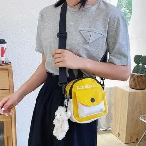 예쁜 스트릿 지갑 핸드폰 캔버스 미니 크로스백 가방 미니크로스백 캔버스백 빅크로스백