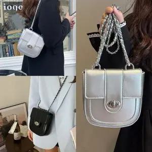 글로시매드크로스백 미니 숄더백 여성가방 포인트 글로시가방 글로시백 실버숄더백