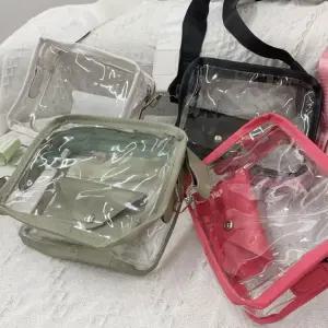 사각 물놀이 비치백 미니 파우치 크로스백 투명 방수 스트랩크로스백 물놀이가방